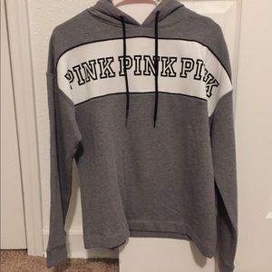 PINK Grey Hoodie! 🖤